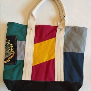 Universal Studios Harry Potter Hogwarts Tote Bag  Multicolor Shoulder Bag